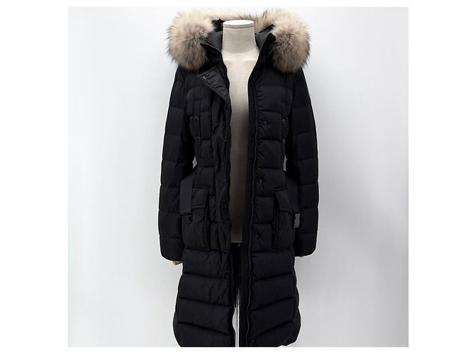 Chaqueta larga de plumón Moncler Chloe Plata - vista 3