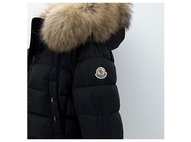 Chaqueta larga de plumón Moncler Chloe Plata - vista 7