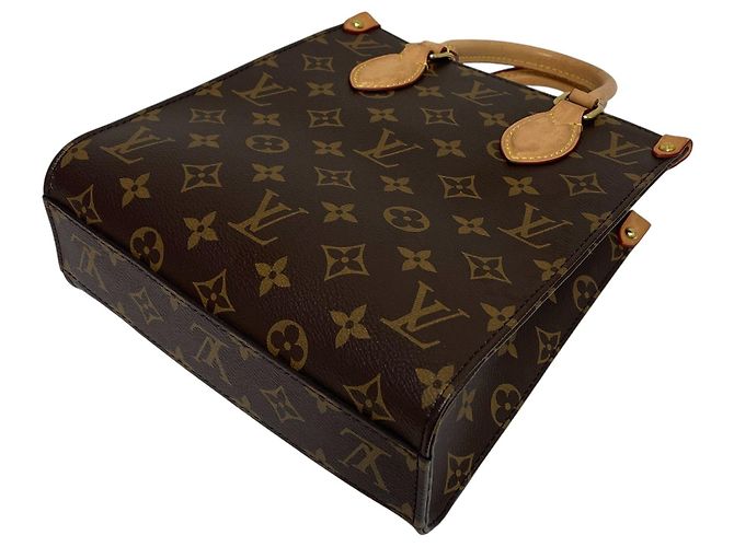 Louis Vuitton Monogram Sac Plat BB Tote Bag Schwarz - Ansicht 6