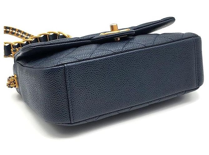 Chanel Borsa a Catena Caviar Soul Blu - vista 7