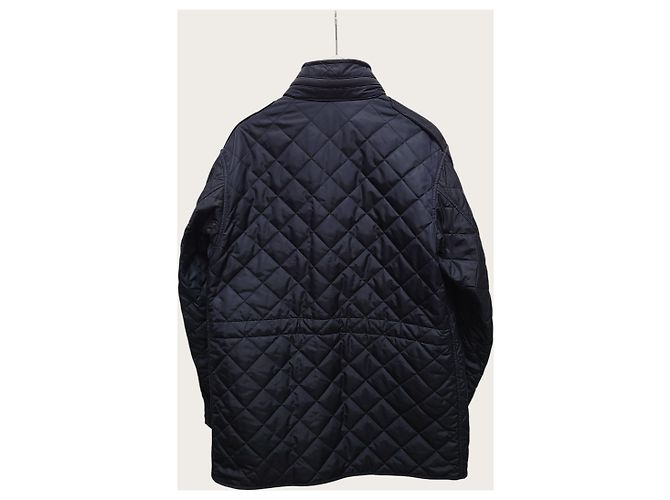Burberry Giacca da campo trapuntata Black Diamond Ascott Nero - vista 4