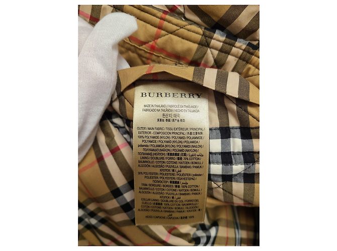 Burberry Giacca da campo trapuntata Black Diamond Ascott Nero - vista 5