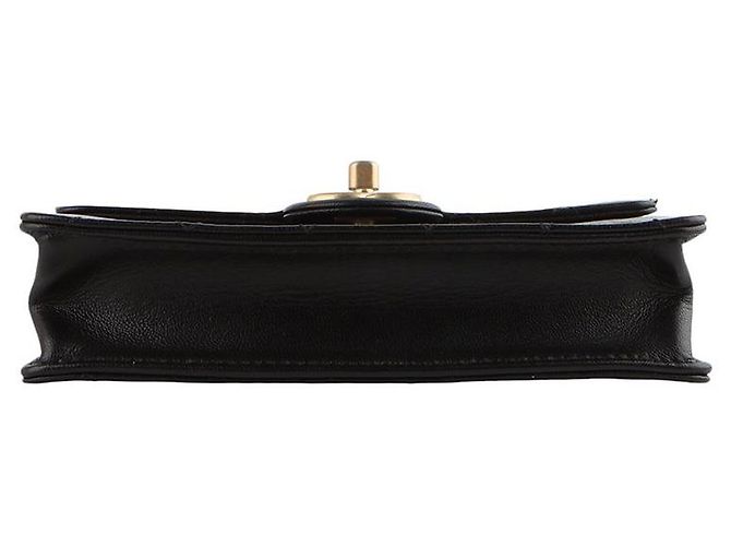 Chanel Borsa a tracolla con patta in perline acriliche Medium Nero - vista 6