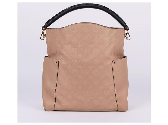 Louis Vuitton Bagatelle Ledertasche in Beige Braun - Ansicht 2