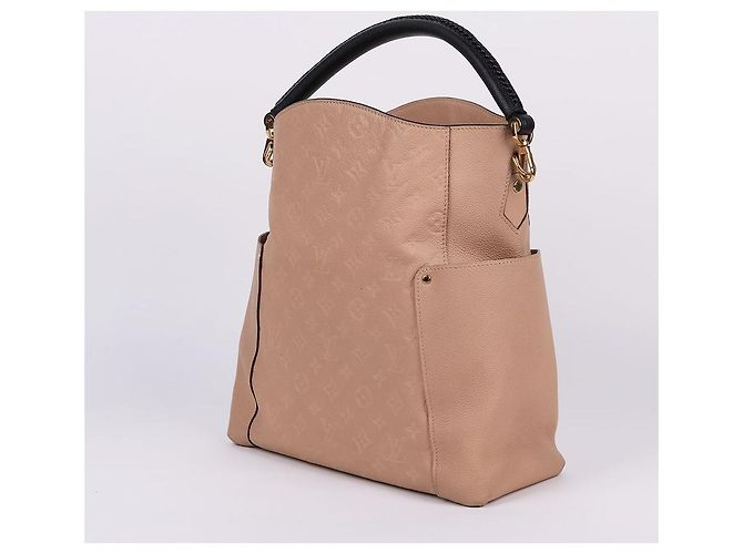 Louis Vuitton Bagatelle Ledertasche in Beige Braun - Ansicht 3