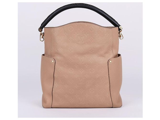 Louis Vuitton Bagatelle Ledertasche in Beige Braun - Ansicht 5