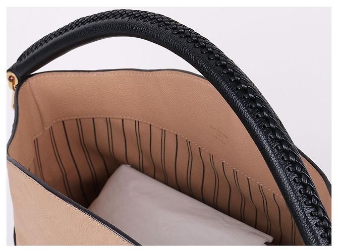 Louis Vuitton Bagatelle Ledertasche in Beige Braun - Ansicht 6