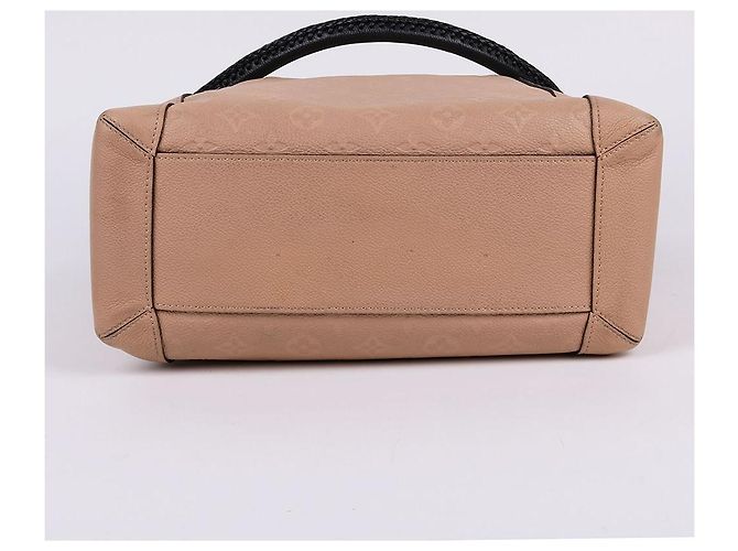 Louis Vuitton Bagatelle Ledertasche in Beige Braun - Ansicht 8