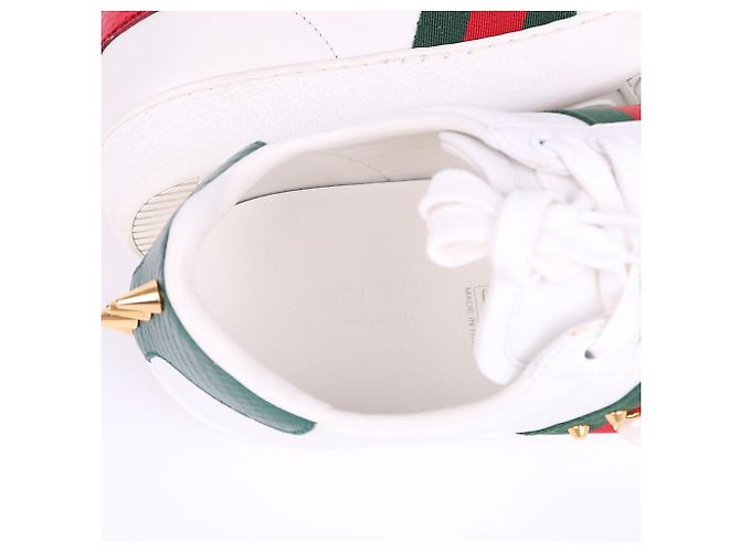 Gucci Sneakers Pearl Stud Ace da donna Bianco - vista 10