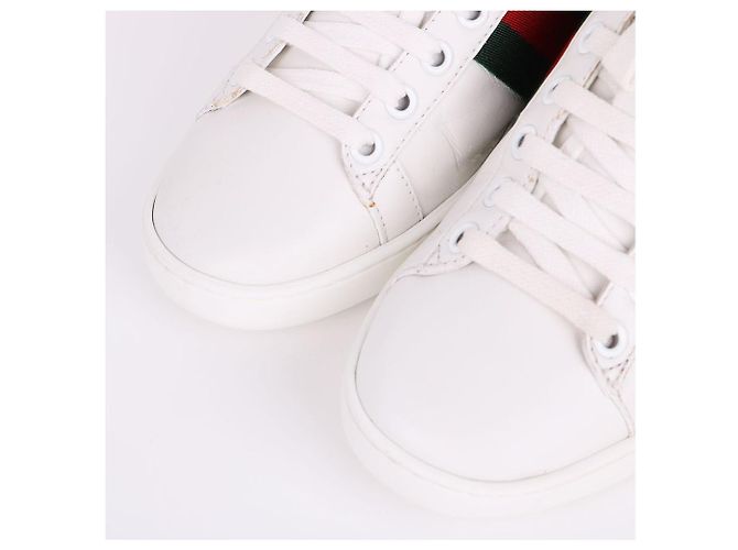 Gucci Sneakers Pearl Stud Ace da donna Bianco - vista 2