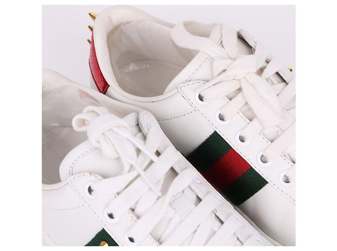 Gucci Sneakers Pearl Stud Ace da donna Bianco - vista 5