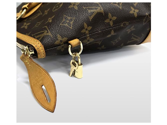 Louis Vuitton Borsa Tote Orizzontale Monogram Lockit da donna Marrone - vista 5