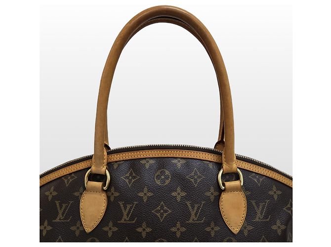 Louis Vuitton Borsa Tote Orizzontale Monogram Lockit da donna Marrone - vista 6
