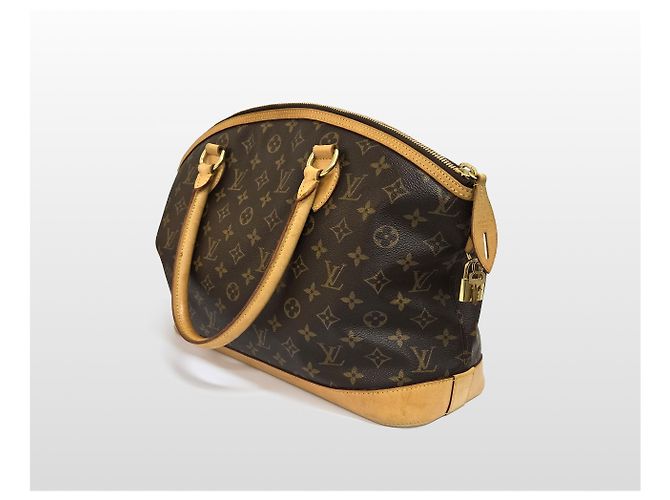 Louis Vuitton Borsa Tote Orizzontale Monogram Lockit da donna Marrone - vista 8