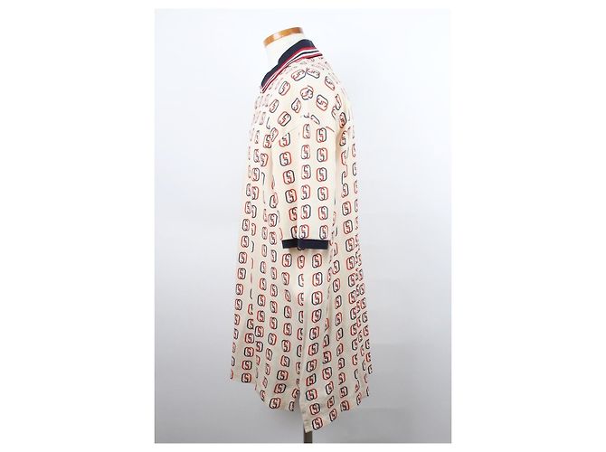 Gucci Polo-Shirt aus Baumwolle mit Horsebit-Print XL Mehrfarben - Ansicht 2