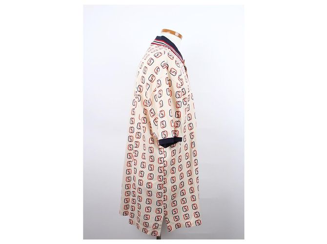 Gucci Polo-Shirt aus Baumwolle mit Horsebit-Print XL Mehrfarben - Ansicht 4