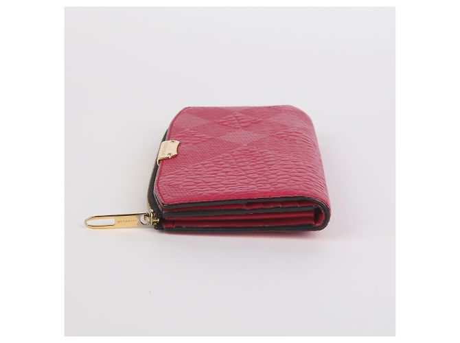 Burberry Cartera larga de cuero rosa - vista 3