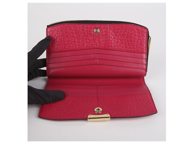 Burberry Cartera larga de cuero rosa - vista 6