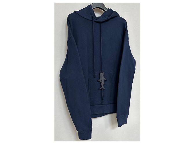 Louis Vuitton Shark Hoodie mit Perlen Schwarz - Ansicht 3