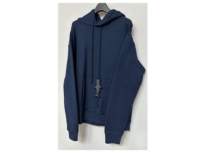 Louis Vuitton Shark Hoodie mit Perlen Schwarz - Ansicht 4