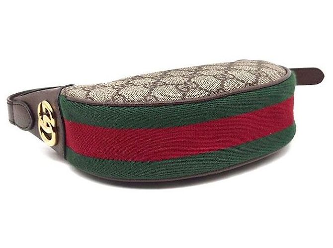 Gucci Borsa Hobo Mini Ophidia GG Supreme Marrone - vista 7