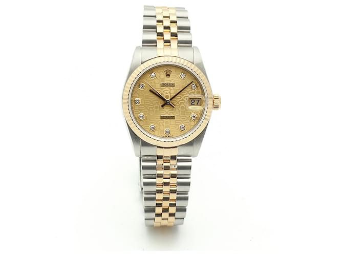 Rolex Datejust Medium Original Diamond Computer Dial Damenuhr Golden - Ansicht 15