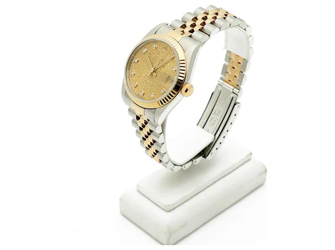 Rolex Datejust Medium Original Diamond Computer Dial Damenuhr Golden - Ansicht 4