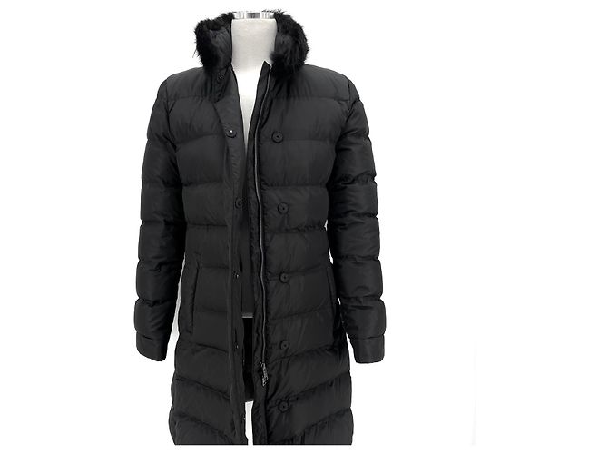 Maglione imbottito lungo con logo Prada da donna Nero - vista 4