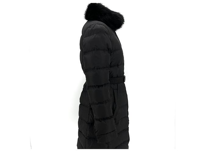 Maglione imbottito lungo con logo Prada da donna Nero - vista 6