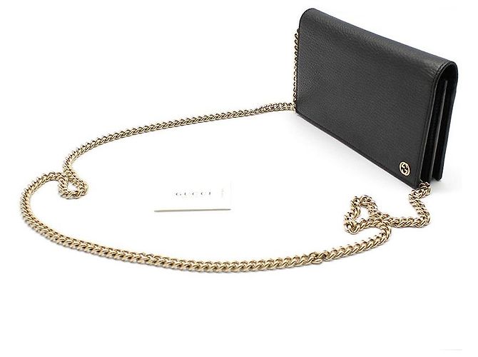 Gucci Mini borsa a tracolla WOC con logo intrecciato nera Nero - vista 2