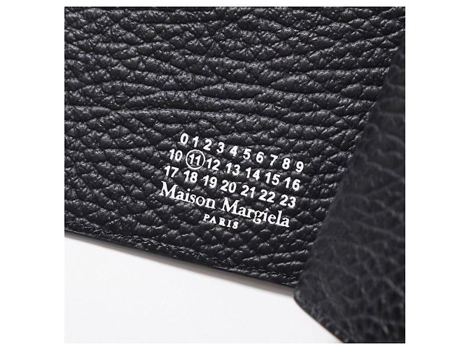 Maison Martin Margiela Classic Leather Wallet Black - view 9