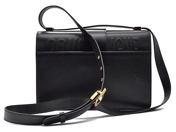 Dior Borsa a Spalla Christian Montaigne Nero - vista 3