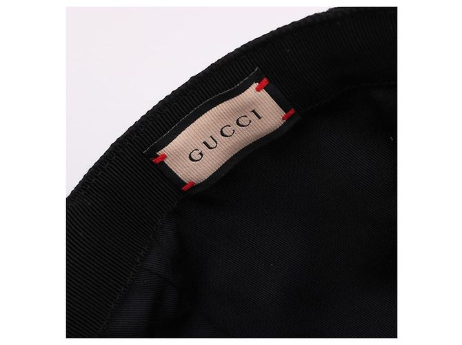 Gucci Black GG Fabric Baseball Cap - view 8