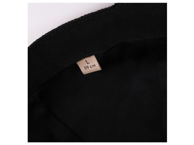 Gucci Black GG Fabric Baseball Cap - view 9
