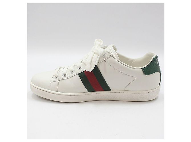 Gucci Ace Bee bestickte Sneaker Weiß - Ansicht 3