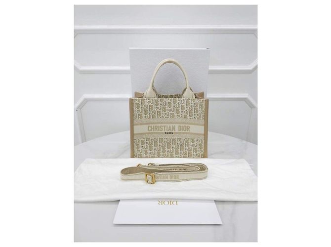 Dior Borsa Book Tote Oblique Small Multicolore - vista 8