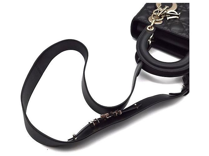 Dior Borsa Lady Christian Cannage Small Nero - vista 5