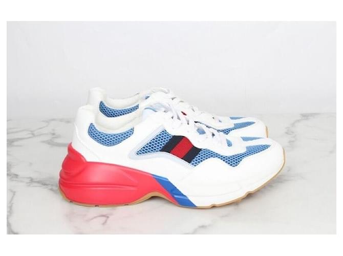 Gucci Sneakers Mesh Web Lytone Multicolore - vista 3