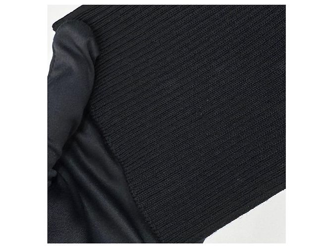 Thom Browne Diagonal Armband Mr. Tom Merinowolle Cardigan Schwarz - Ansicht 8