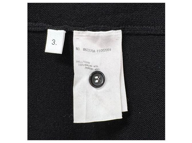 Thom Browne Diagonal Armband Mr. Tom Merinowolle Cardigan Schwarz - Ansicht 9