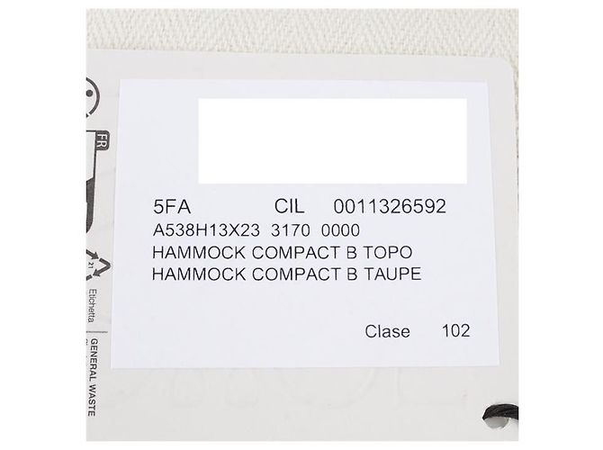 Loewe Bolsa Hammock compacta em pele de vitelo de grão macio Marrom - vista 9