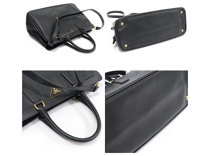 Prada Black Saffiano Lux Schwarz - Ansicht 4