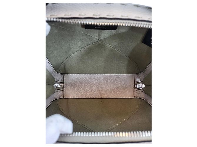 Fendi Borsa a tracolla e crossbody in tela con logo FF Bianco - vista 8