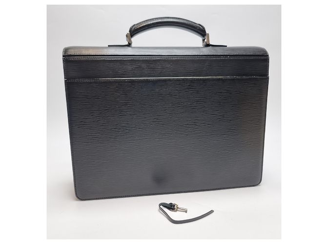 Louis Vuitton Valigetta in pelle Epi (Alta qualità, Unisex) Nero - vista 11
