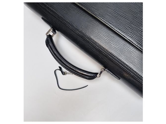 Louis Vuitton Valigetta in pelle Epi (Alta qualità, Unisex) Nero - vista 15