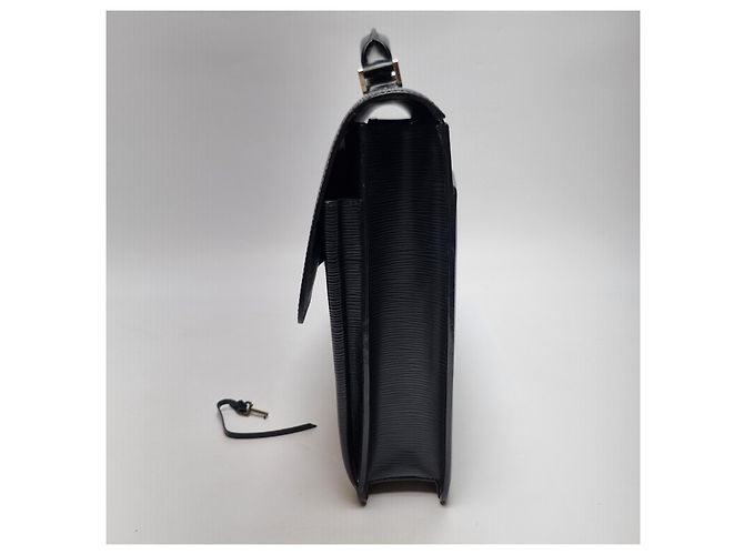 Louis Vuitton Valigetta in pelle Epi (Alta qualità, Unisex) Nero - vista 7
