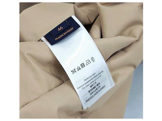 Louis Vuitton Windbreaker in nylon reversibile Monogram Arancione - vista 7