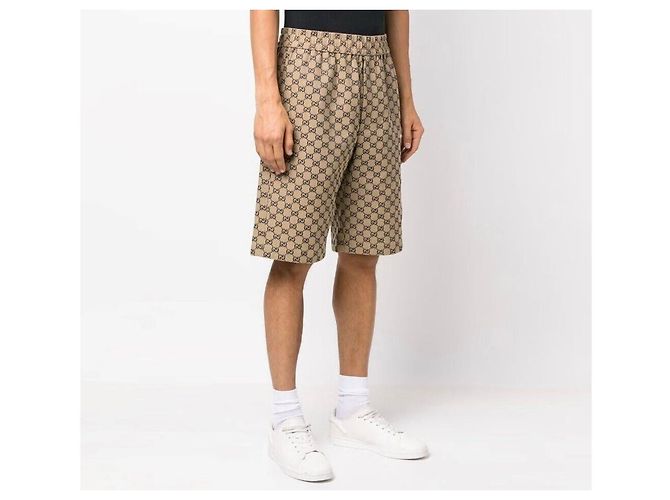 Gucci Supreme Drawstring-Shorts aus Baumwormischung mit GG Orange - Ansicht 6