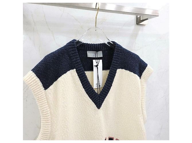 Dior Denim Tears Strickweste aus Wolle und Baumwolle mit Jacquard-Muster - Ansicht 4