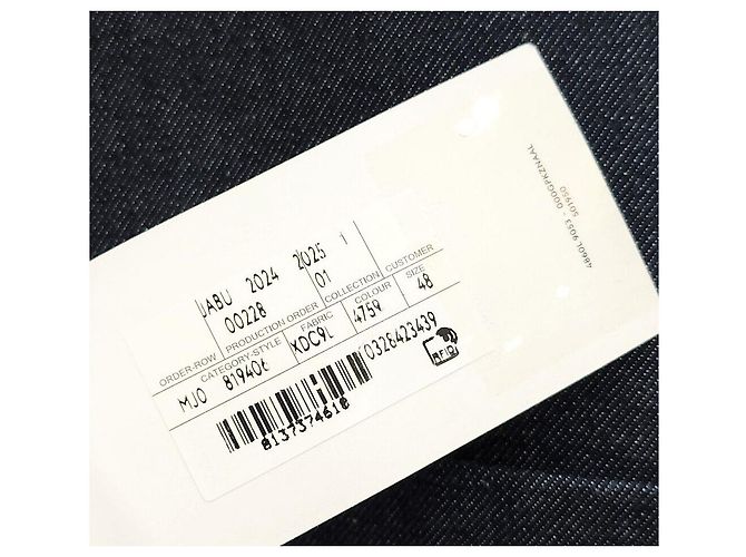 Gucci Camicia in denim Web Band Label - vista 5